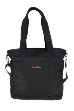 Borsa nera con tracolla e manici Me & me 2331