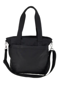 Borsa nera con tracolla e manici Me & me 2331