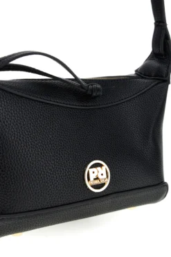 Borsa nera con tracolla Prima riga BAGPITT003-B