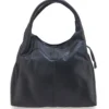 Borsa nera in vera pelle con manici doppi Basile CLASS BA3671TI