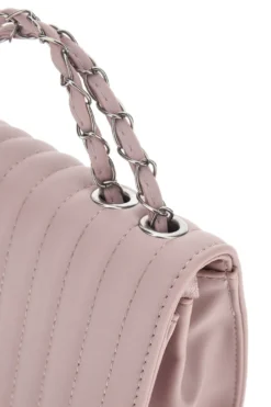 Borsa rosa trapuntata con doppio manico PRIMA RIGA SPA ATENA