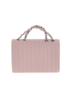 Borsa rosa trapuntata con doppio manico PRIMA RIGA SPA ATENA