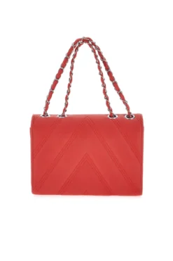 Borsa rossa trapuntata con manico PRIMA RIGA SPA ERA