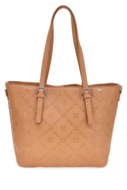 Borsa shopper cuoio con tracolla regolabile Me & me 2617