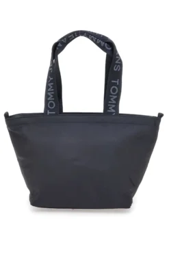 Borsa shopper mini nera in tessuto con manici logati Tommy Jeans Daily Mini Tote