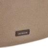 Borsa taupe con charm orsetto e zip dorate Naj-Oleari 61329/BOBA13