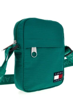 Borsello verde con logo Tommy jeans 14211