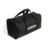 Borsone nero capiente con tracolla regolabile Adidas LINEAR DUFFEL L