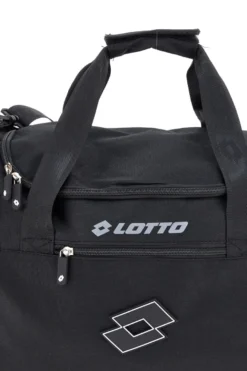 Borsone nero con dettagli a contrasto Lotto LTT429-6