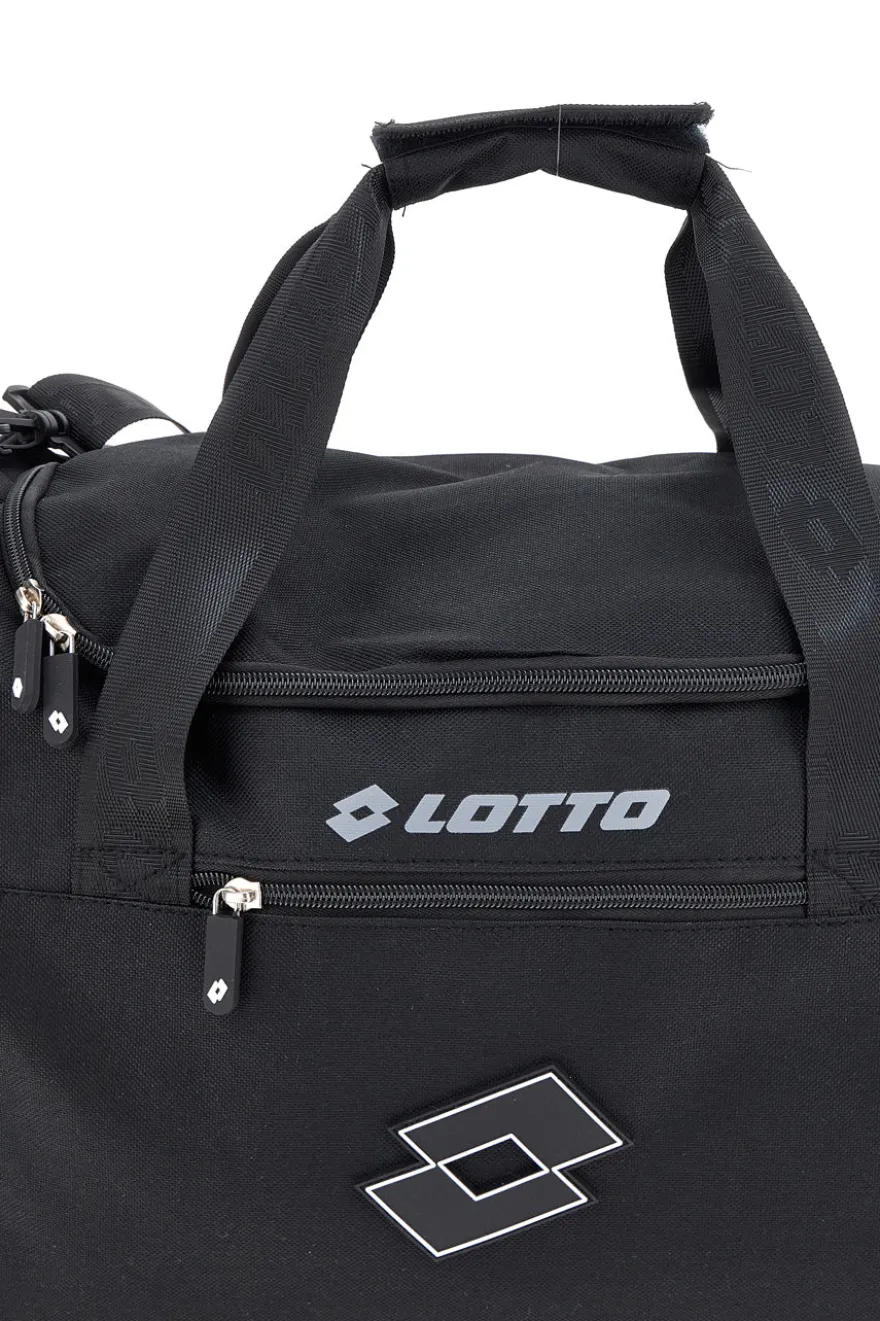 Borsone nero con dettagli a contrasto Lotto LTT429-6