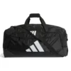 Borsone Nero con Logo a Tre Strisce Adidas JZ606