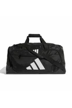 Borsone nero con tasche zip Adidas TRA DEE DUE M