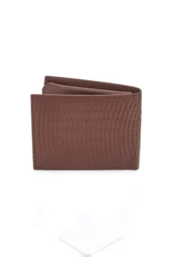Braune Herrenbrieftasche aus echtem Leder Jaguar PF830-1