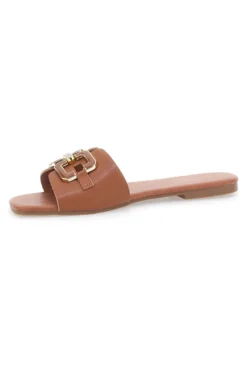 Brauner flacher Slipper MON DIEU PRE5413P