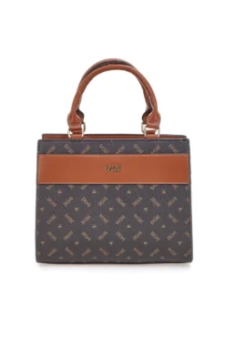 Braune Tasche mit zwei Henkeln Basile BA1146LOG