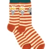 Calzini Mid Calf Arancio Natalizi Crazy Socks 008