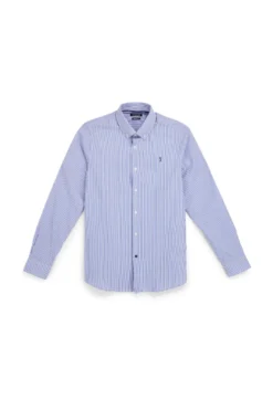 Camicia Azzurra a righe Us golf CA2605