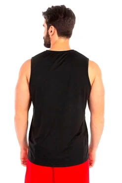 Canotta Nera Girocollo da Basket JOMA COMBI