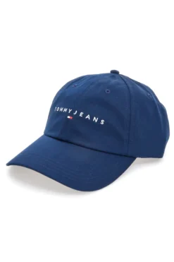 Cappellino blu con logo ricamato Tommy Jeans Logo Cap