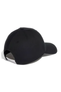 Cappellino con frontino nero e logo bianco ADIDAS DAILY CAP