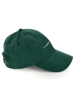 Cappello verde con logo ricamato Tommy jeans CAP
