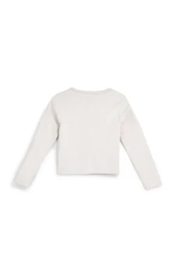 Cardigan beige in cotone con bottoni Pitt kids Pt-g-f-9055