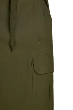 Cargo-Hose aus Baumwolle in Militärgrün Pittarello tierra NBY7070