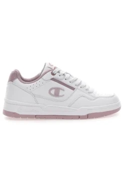 Champion RD18 Heritage Perf WNS Weiße Sneakers mit rosa Details
