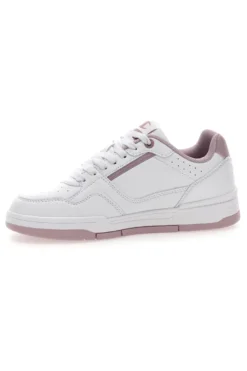 Champion RD18 Heritage Perf WNS Weiße Sneakers mit rosa Details