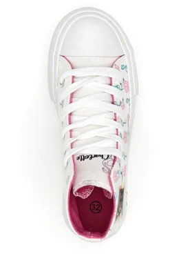 Charlotte 7901 Weiße Mid-Cut-Sneaker
