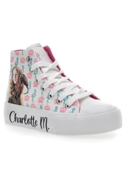 Charlotte 7901 Weiße Mid-Cut-Sneaker