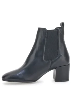 Chelsea Boots con Tacco Pittarello Glam 44225 Nero Vera Pelle