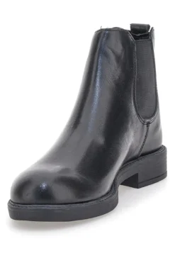 Chelsea boots neri in pelle liscia Pittarello elite 79