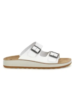 Ciabatta bianca con plantare anatomico Fly Flot 90770G642C
