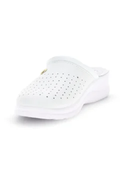 Ciabatta bianca professionale con sottopiede in pelle Best Medical 2883
