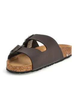 Ciabatta marrone in vera pelle Bio Up 101