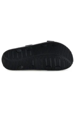 Ciabatta nera con doppia fibbia Superga S87Y832