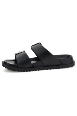 Ciabatta nera con doppia fibbia Superga S87Y832