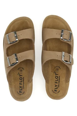 Ciabatte Beige Con Fasce Regolabili Fly Flot 42644