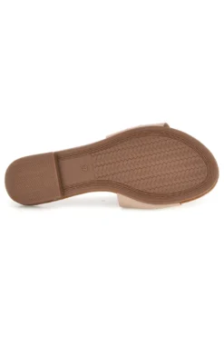 Ciabatte beige con morsetto The first chic PREA3550