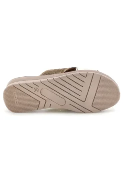 Ciabatte Beige Fasce Incrociate Linea comoda 8528