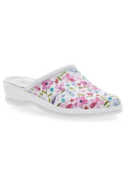 Ciabatte Bianche Con Decorazione Floreale Le Soft 820002