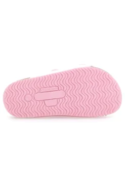Ciabatte bianche con dettagli rosa Pittarello Bio 257A206SR