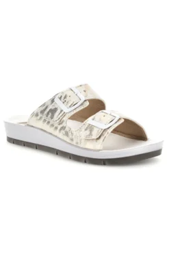Ciabatte bianche con doppia fibbia Inblu 19 AG