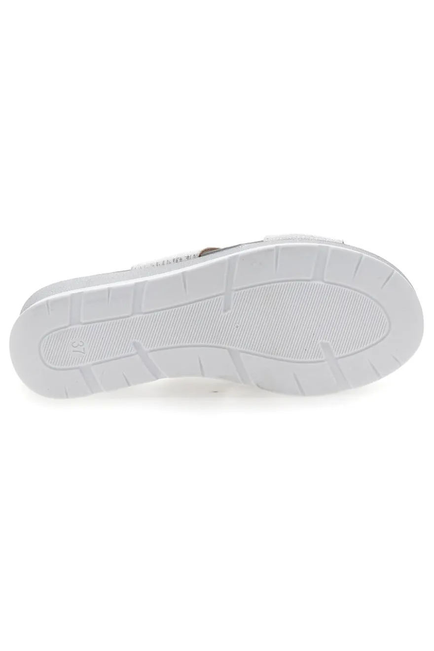 Ciabatte Bianche Con Platform Plocadi 11071242