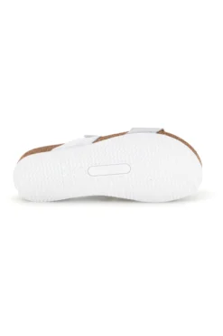 Ciabatte bianche con sottopiede in pelle Pittarello Eco 293A480PR