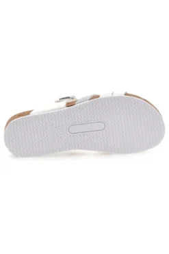 Ciabatte Bianche Con Sottopiede in pelle Pittarello Eco 293A410