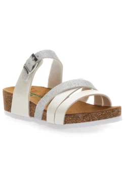 Ciabatte Bianche Con Sottopiede in pelle Pittarello Eco 293A410