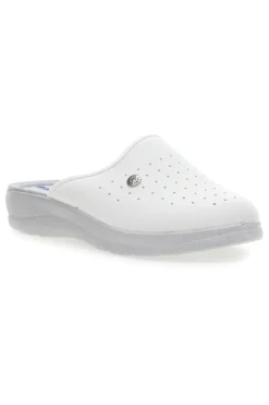 Ciabatte Bianche con Sottopiede in Pelle INBLU 33 RH