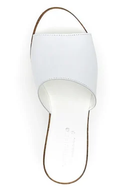 Ciabatte Bianche Con Zeppa con Fascia in Pelle PITTARELLO 28004525